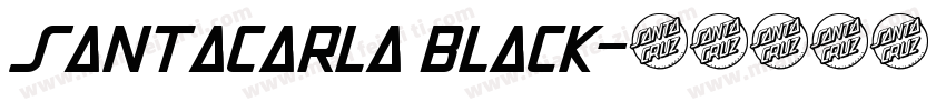 santacarla black字体转换